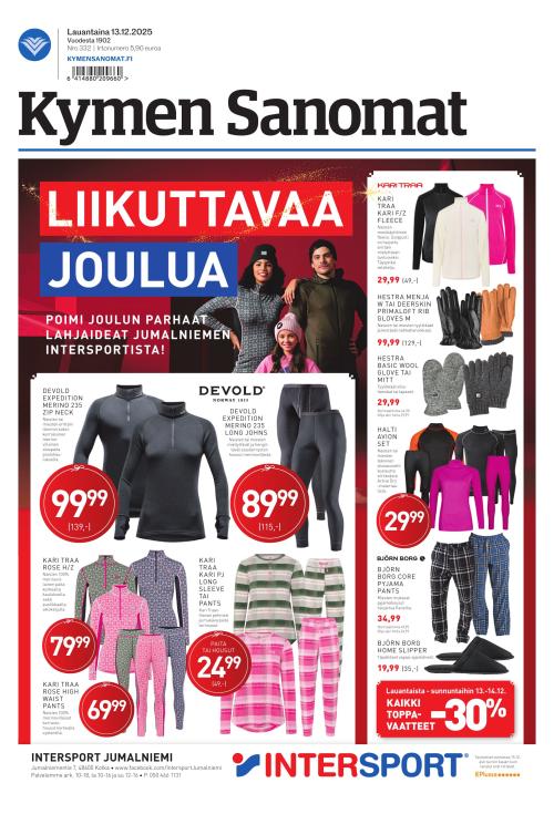 Kymen Sanomat 13.12.2025