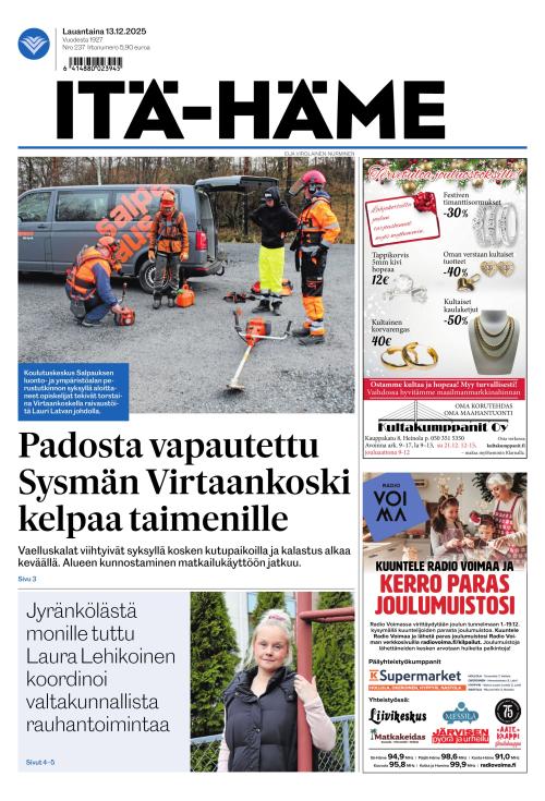 Itä-Häme 13.12.2025
