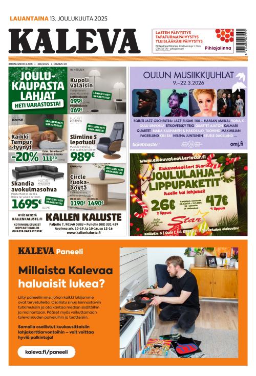 Kaleva 13.12.2025
