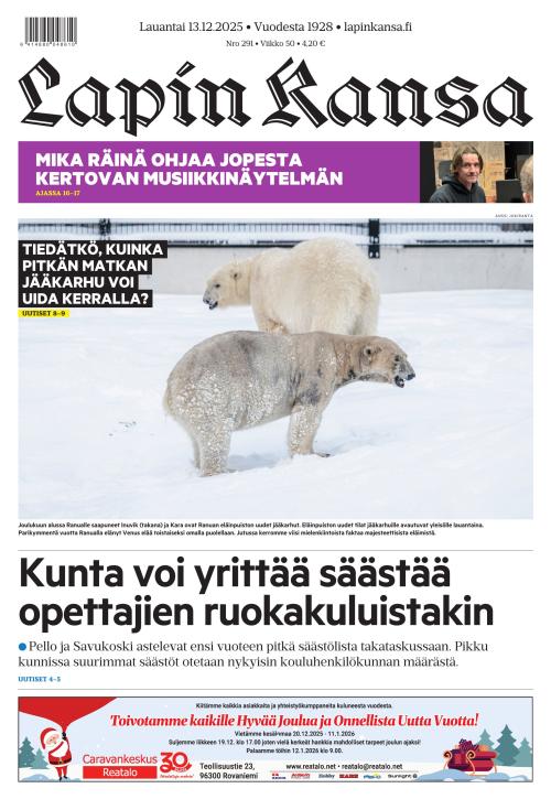 Lapin Kansa 13.12.2025