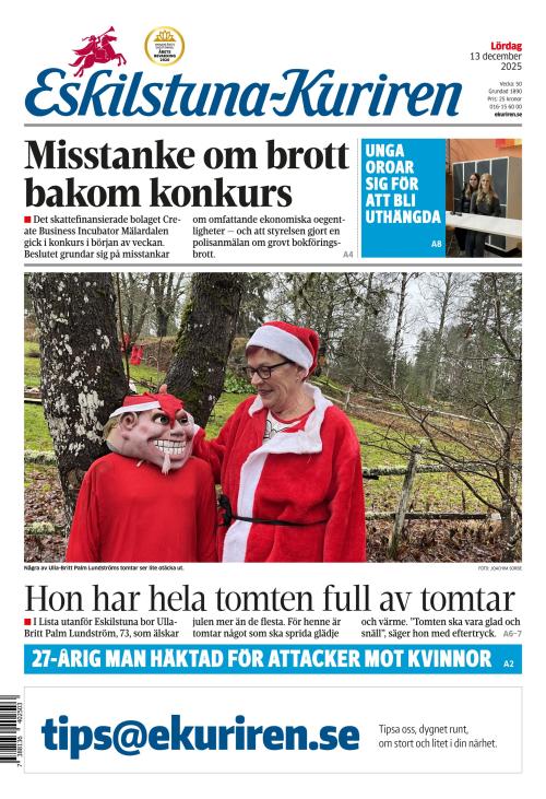 Eskilstuna-Kuriren 13.12.2025