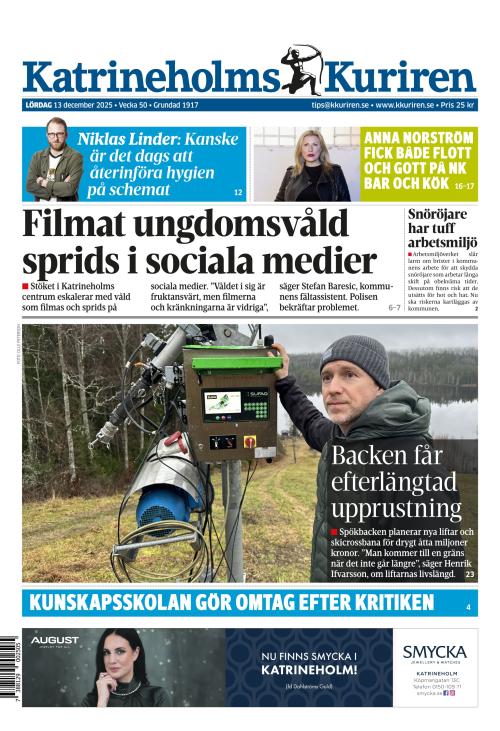 Katrineholms-Kuriren 13.12.2025
