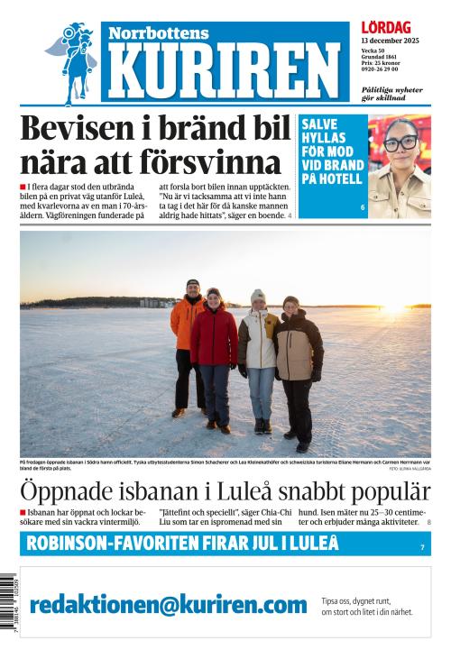 Norrbottens-kuriren 13.12.2025