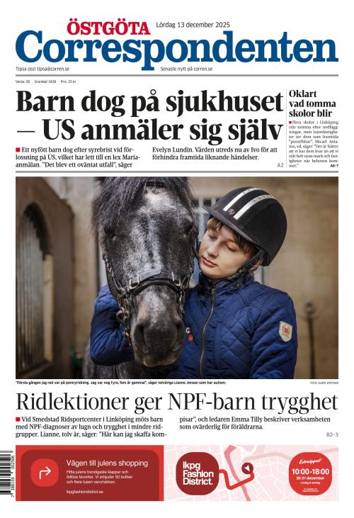 Östgöta Correspondenten 13.12.2025