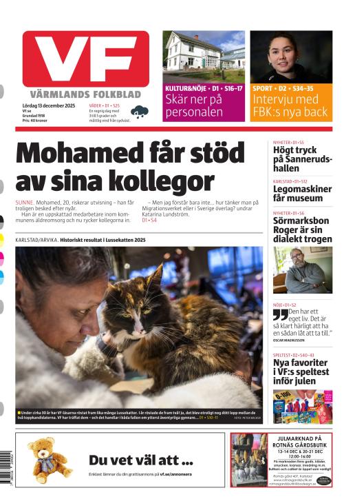 Värmlands Folkblad 13.12.2025
