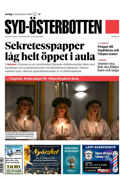 Syd-Österbotten 13.12.2025