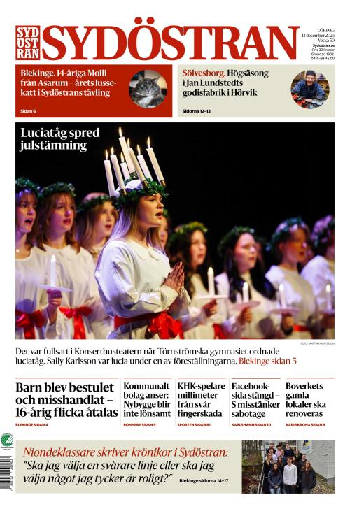 Sydöstran 13.12.2025