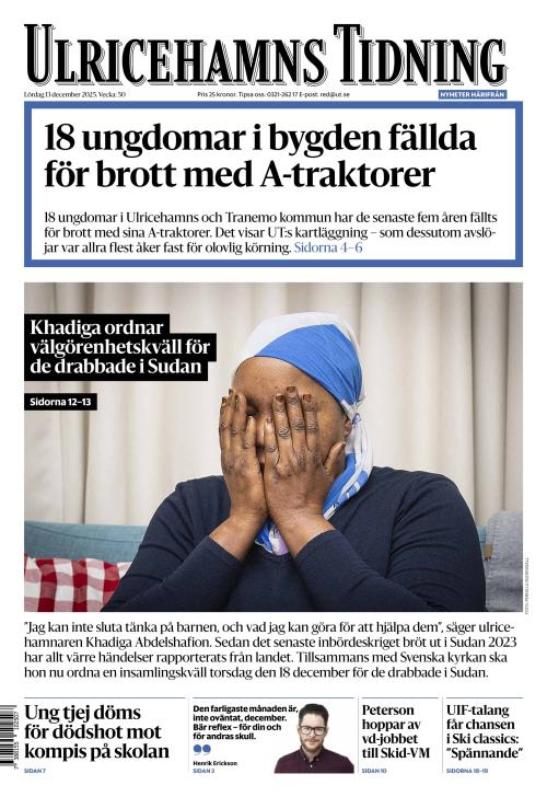 Ulricehamns Tidning 13.12.2025