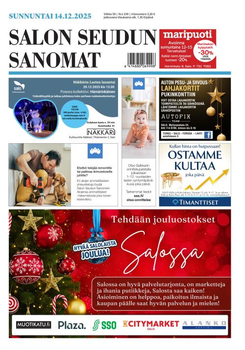 Salon Seudun Sanomat 14.12.2025