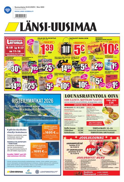 Länsi-Uusimaa 14.12.2025