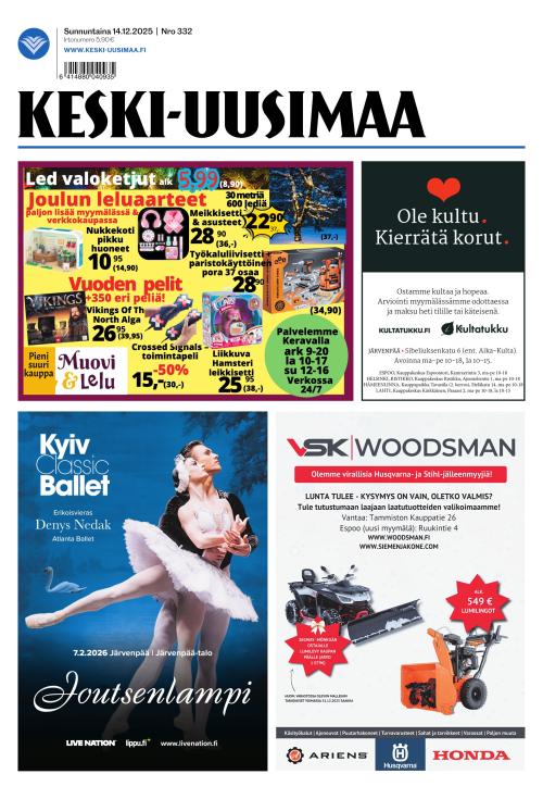 Keski-Uusimaa 14.12.2025