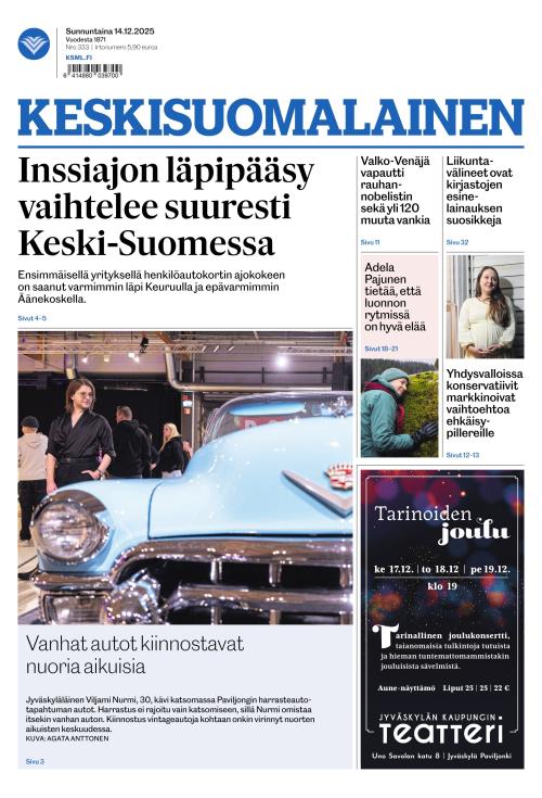 Keskisuomalainen 14.12.2025