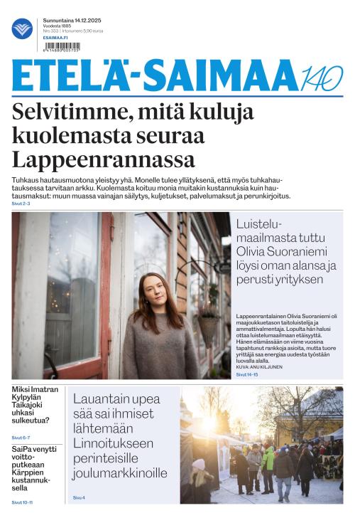 Etelä-Saimaa 14.12.2025