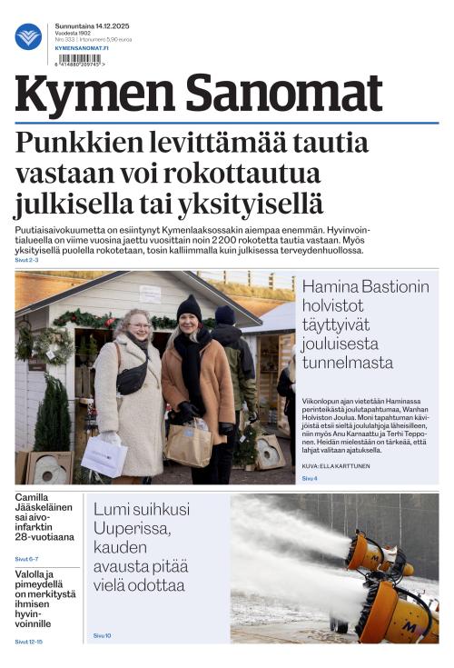 Kymen Sanomat 14.12.2025