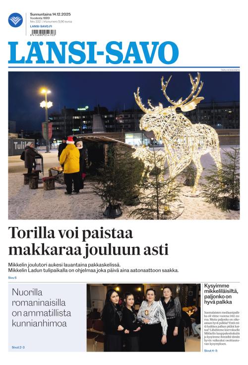 Länsi-Savo 14.12.2025