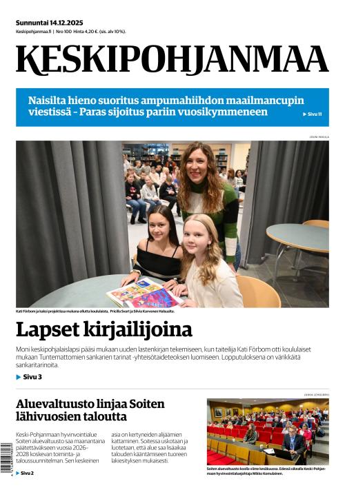 Keskipohjanmaa 14.12.2025