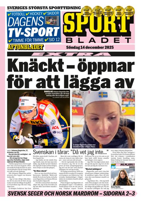 Aftonbladet Sportbladet 14.12.2025