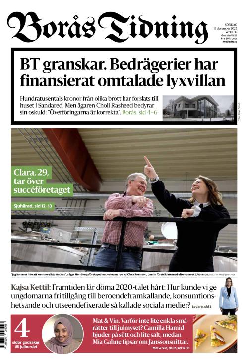 Borås Tidning 14.12.2025