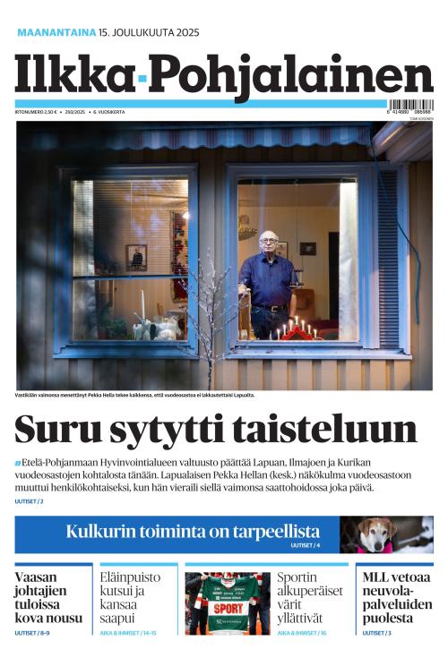 Ilkka-Pohjalainen 15.12.2025