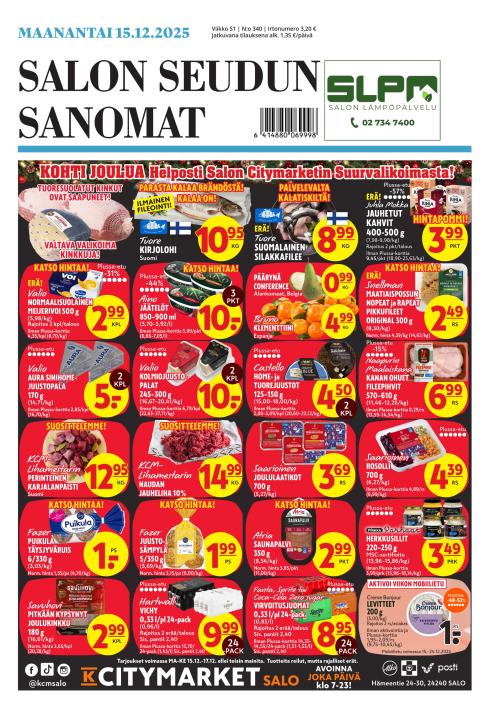 Salon Seudun Sanomat 15.12.2025