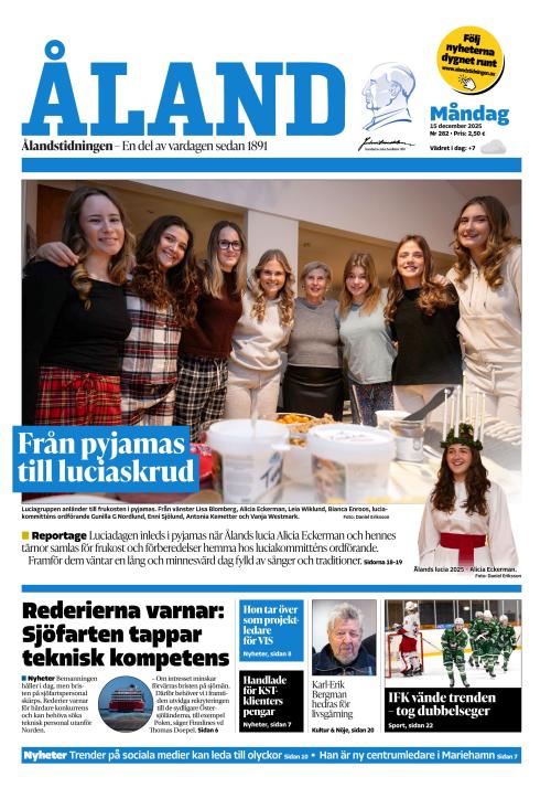 Ålandstidningen 15.12.2025