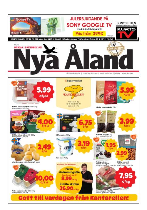 Nya Åland 15.12.2025