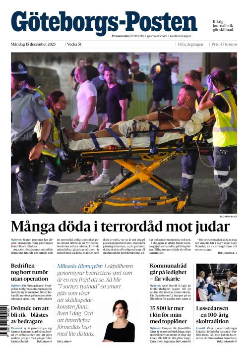 Göteborgs-Posten 15.12.2025