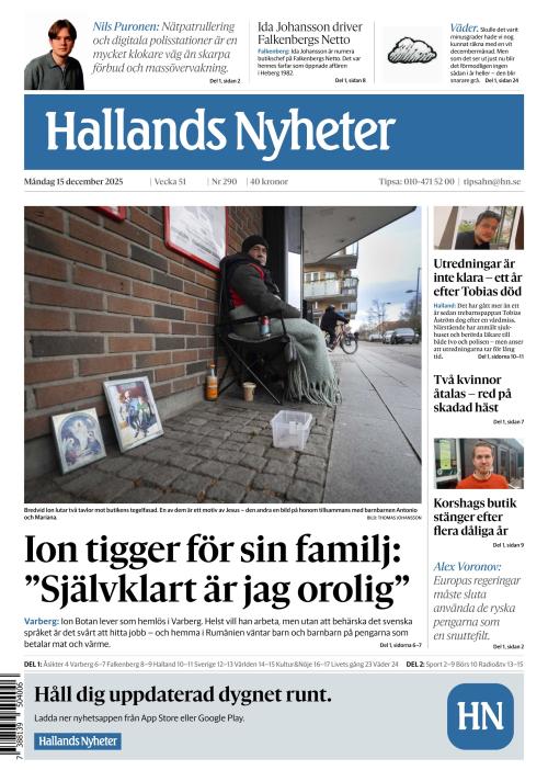Hallands Nyheter 15.12.2025