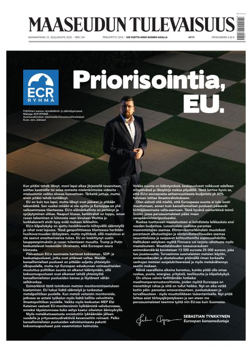 Maaseudun Tulevaisuus 15.12.2025