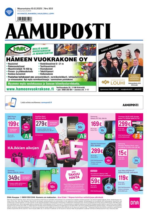 Aamuposti 15.12.2025