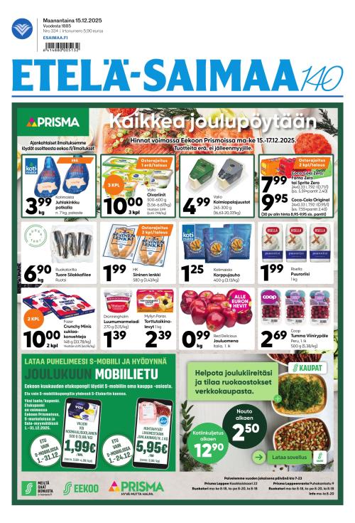 Etelä-Saimaa 15.12.2025