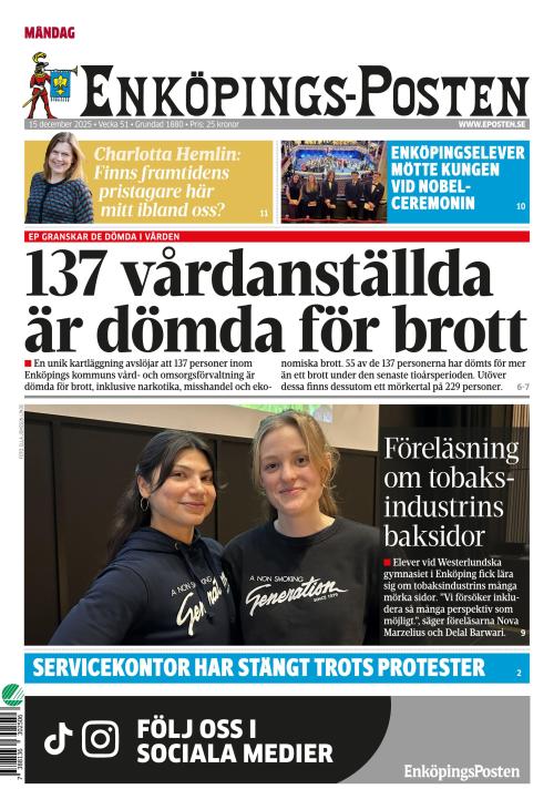 Enköpings-Posten 15.12.2025