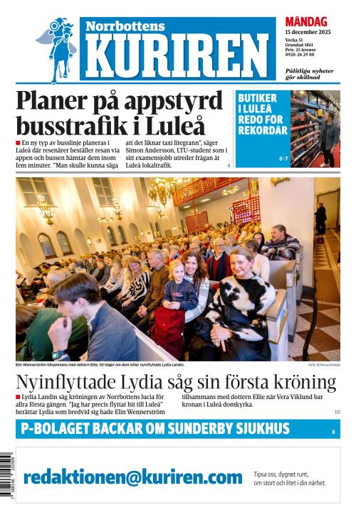 Norrbottens-kuriren 15.12.2025