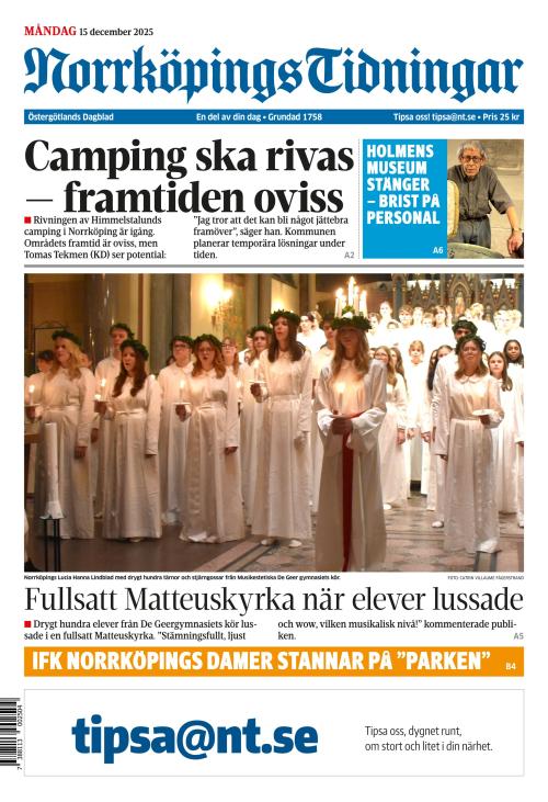 Norrköpings Tidningar 15.12.2025