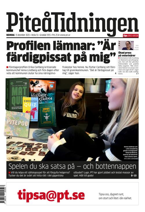 Piteå-Tidningen 15.12.2025