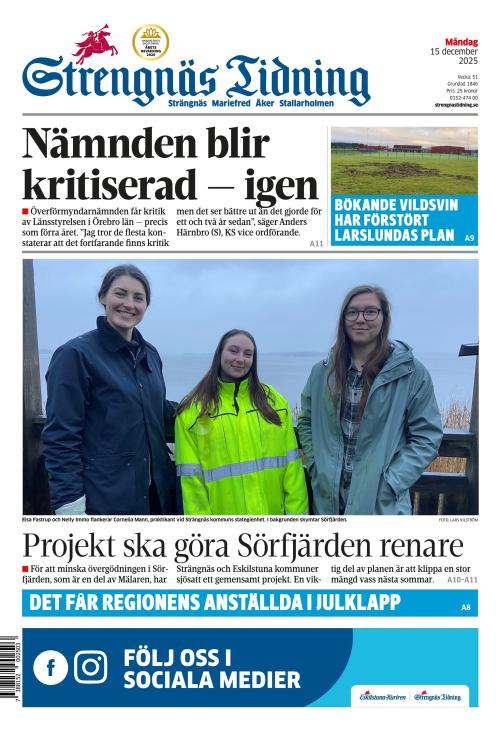 Strengnäs Tidning 15.12.2025