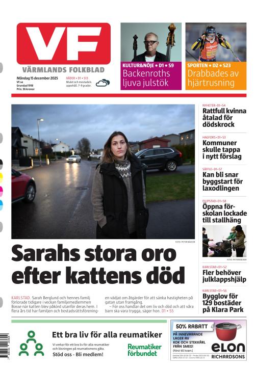 Värmlands Folkblad 15.12.2025