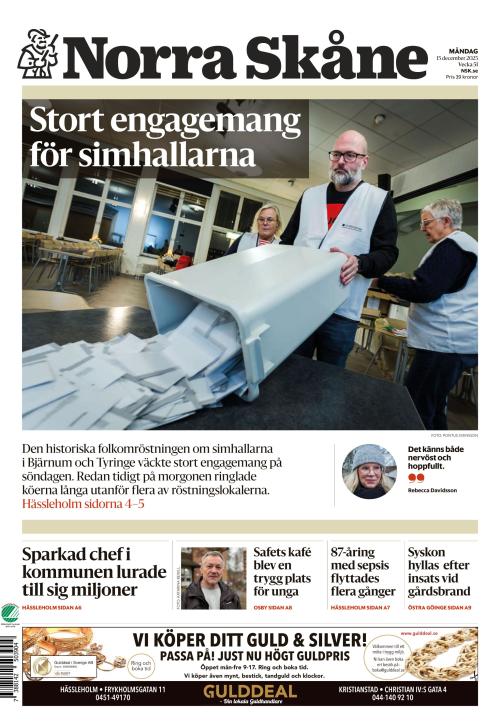 Norra Skåne 15.12.2025