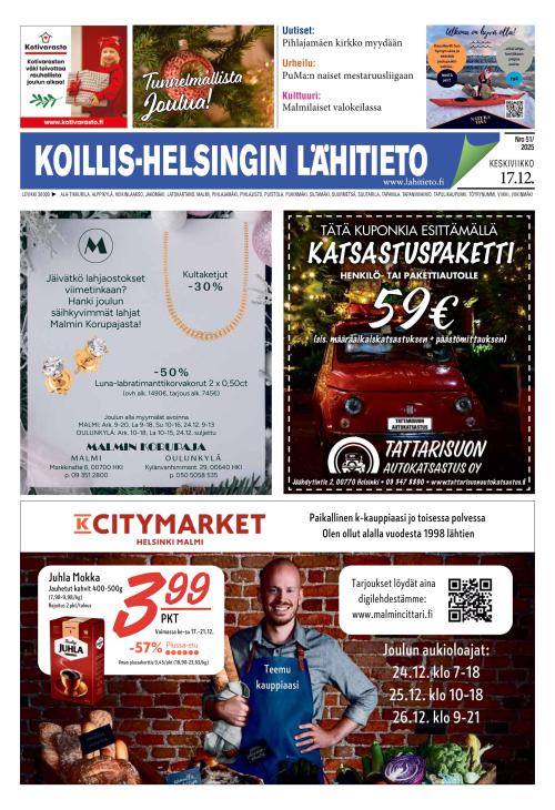 Koillis-Helsingin lähitieto 17.12.2025