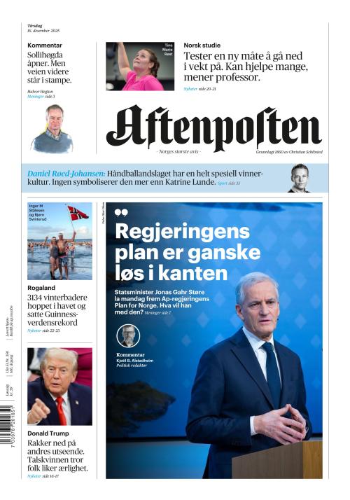 Aftenposten 16.12.2025