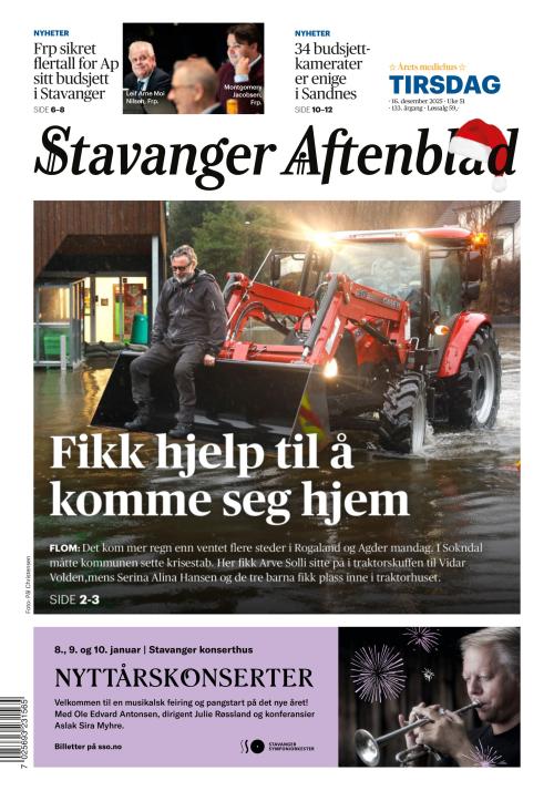 Stavanger Aftenblad (NO) 16.12.2025