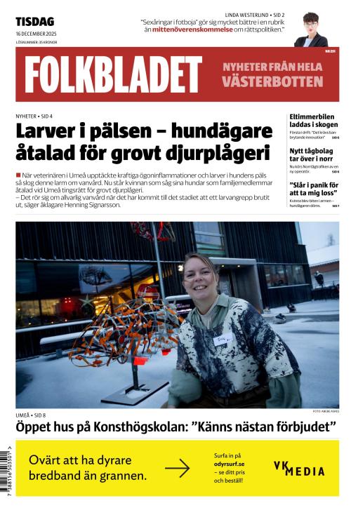 Folkbladet (Västerbotten) (SE) 16.12.2025