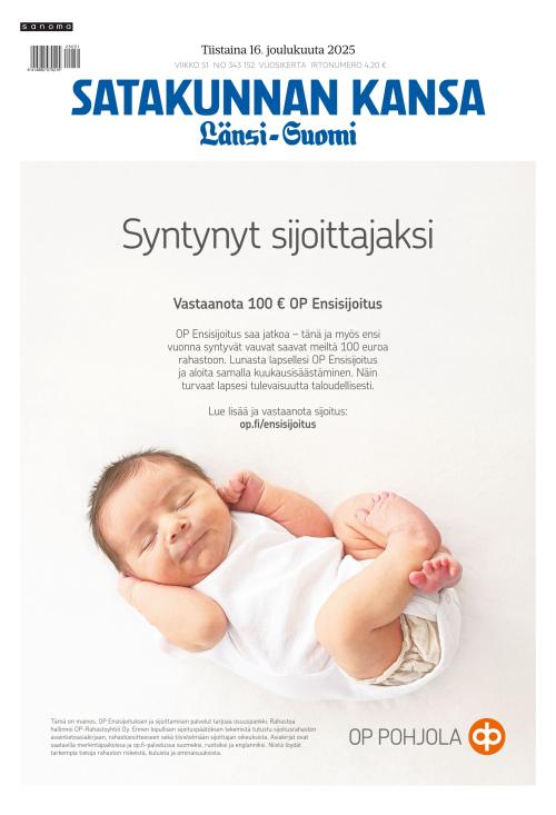 Satakunnan Kansa Länsi-Suomi 16.12.2025