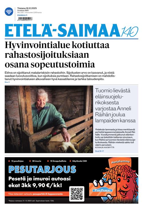 Etelä-Saimaa 16.12.2025