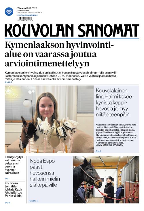 Kouvolan Sanomat 16.12.2025