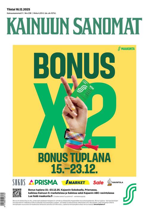 Kainuun Sanomat 16.12.2025