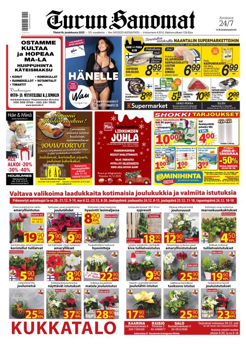 Turun Sanomat 16.12.2025