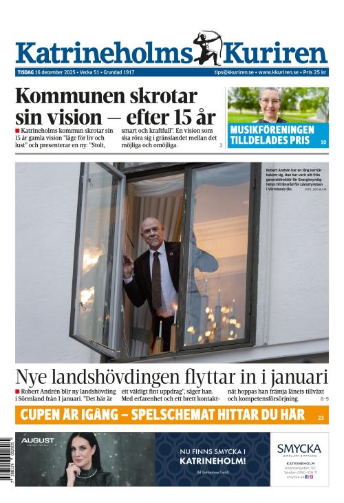 Katrineholms-Kuriren 16.12.2025