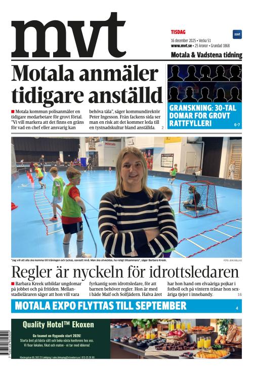 Motala Vadstena Tidning 16.12.2025