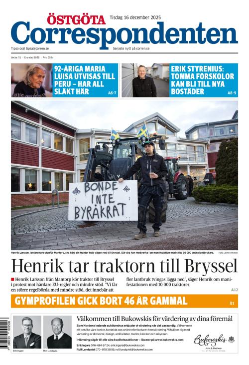 Östgöta Correspondenten 16.12.2025